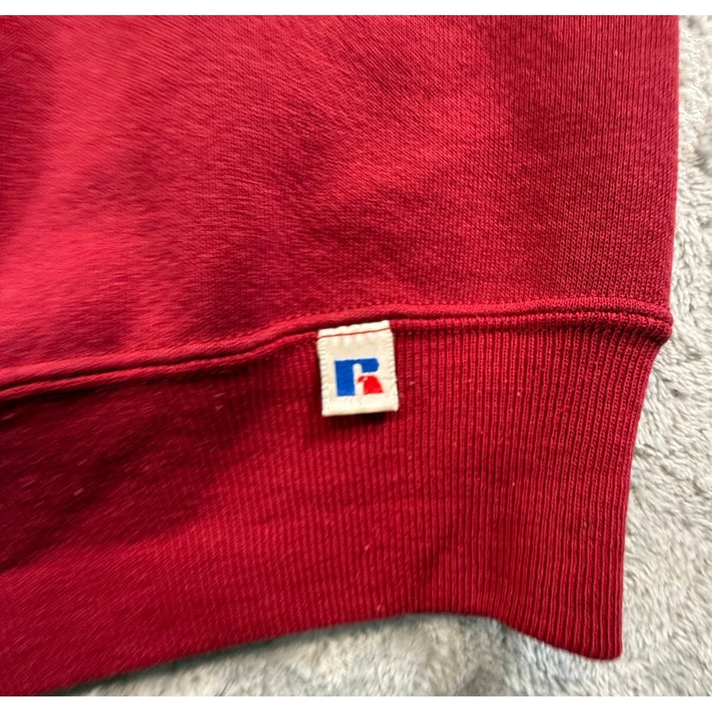 Vtg Russell Athletic Short Sleeve Crewneck Sweatshirt Thermal Long John Sleeve - Picture 5 of 16